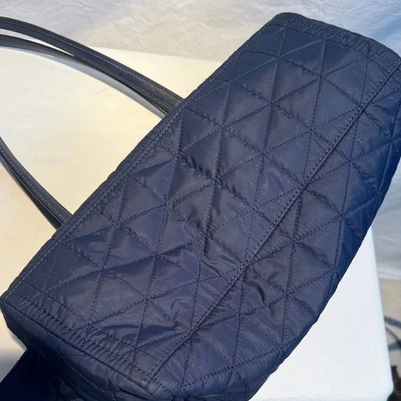 kate spade Navy Quilted Tote - Picture 6 of 14